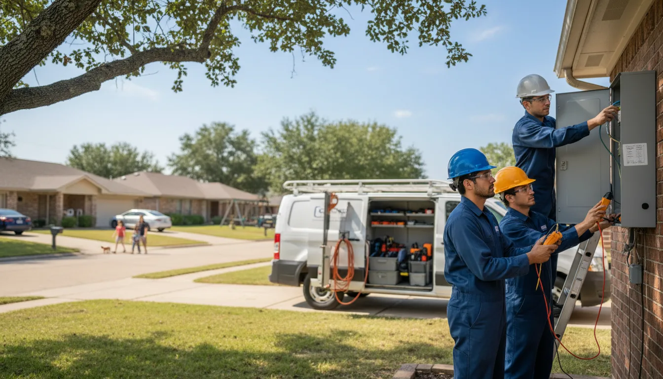 Certified electrician providing emergency electrical services in Galt, IL